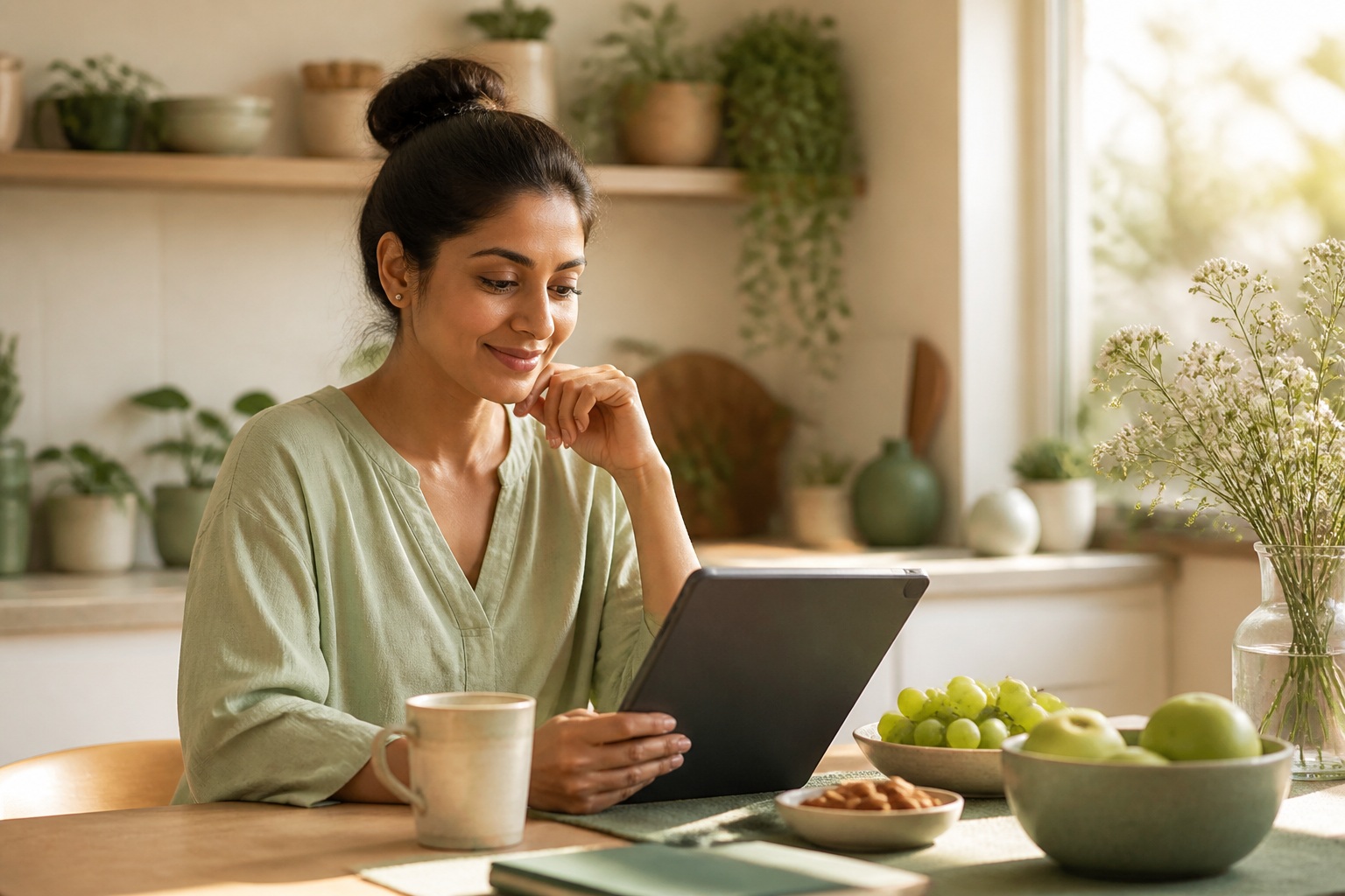 Reviewing a personal health snapshot