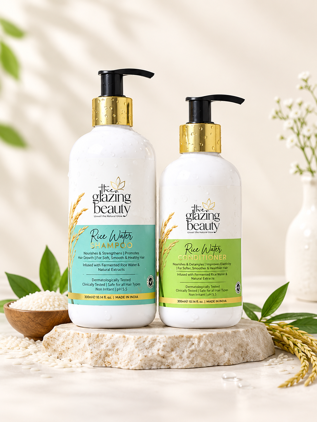 Rice Water Shampoo & Conditioner